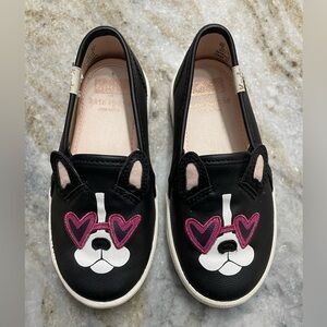 Kate Spade x Keds French bulldog heart sunglasses slip on sneakers walker shoes